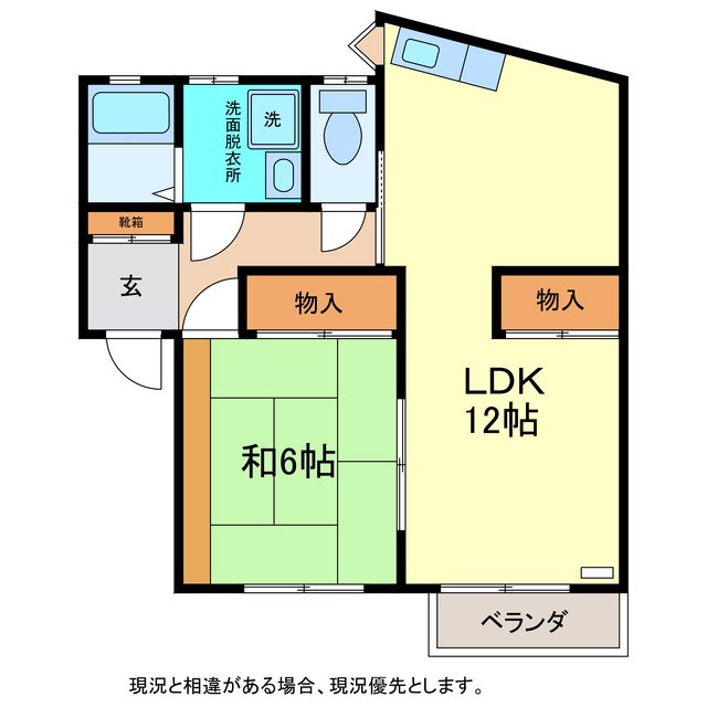 ハイツヤマオカの間取り