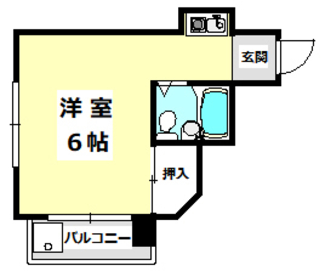 吹田市長野東のマンションの間取り