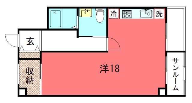 京都市左京区浄土寺馬場町のマンションの間取り