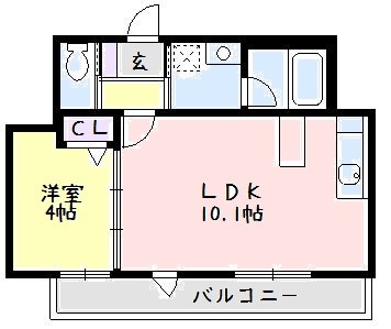 メゾンマツキ湘南１４号の間取り