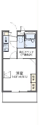 レオパレス荒見の間取り