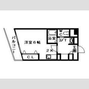 札幌市北区北三十四条西のマンションの間取り