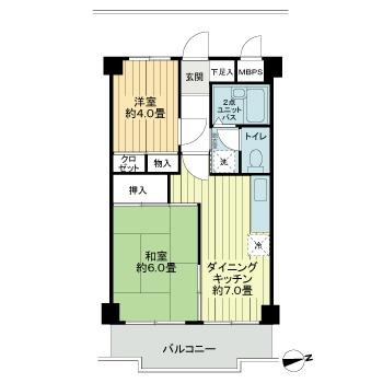 ライオンズマンション調布国領の間取り