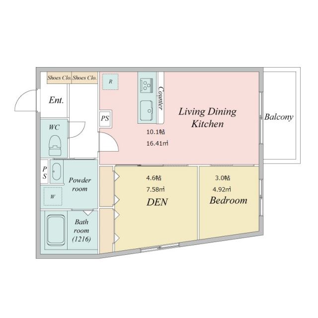 LiveFlat学芸大学の間取り