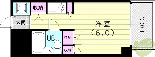 パシフィック南武庫之荘の間取り