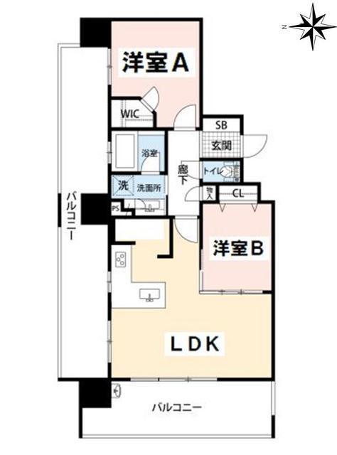 Ｔｈｅフローレンス横川駅前タワーレジデンスの間取り