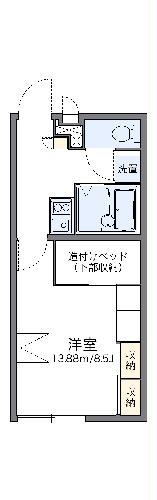 レオパレスリリオンの間取り