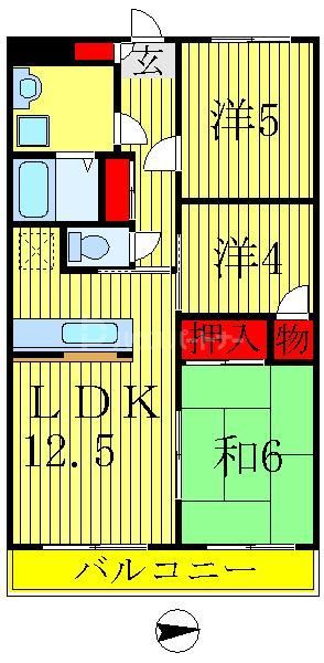 ケイハイツIIの間取り