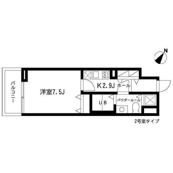 グロースメゾン新横浜の間取り