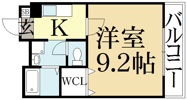 アムール一乗寺1の間取り