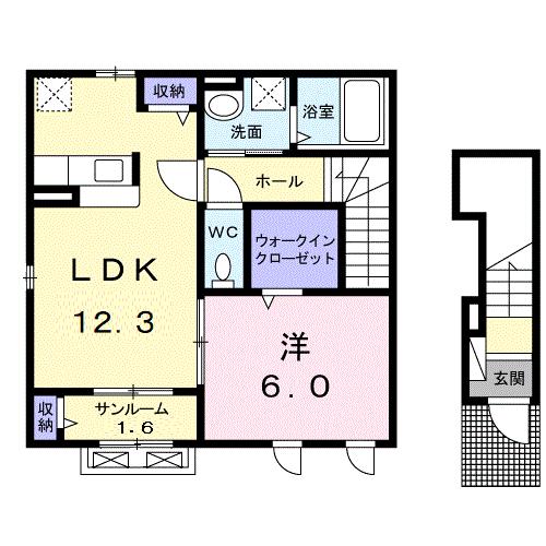 アルエットの間取り