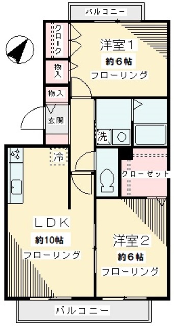 ラ・グランシューズの間取り