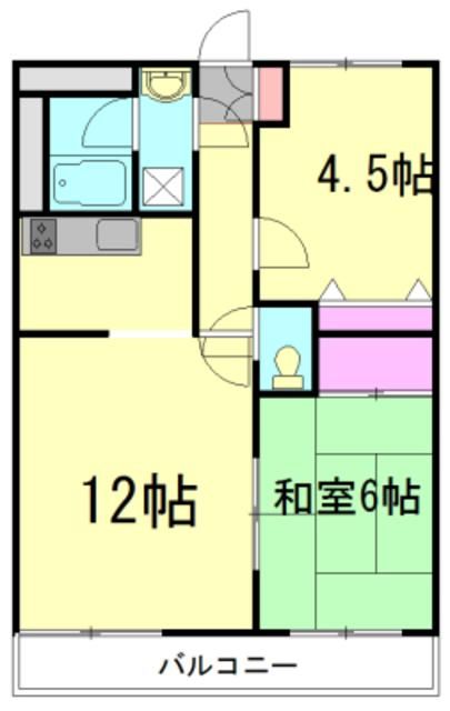 朝霞市仲町のマンションの間取り