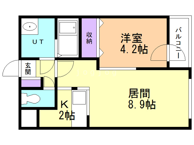 プリマベーラ南平岸の間取り