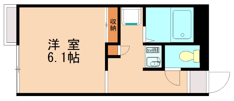 飯塚市伊岐須のアパートの間取り