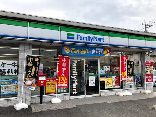 コンビニ　ファミリーマート 倉敷平田北店（コンビニ）まで500m
