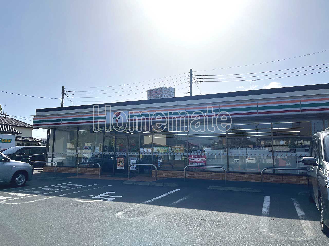 コンビニ　セブン-イレブン 春日部公園橋通り店（コンビニ）まで600m