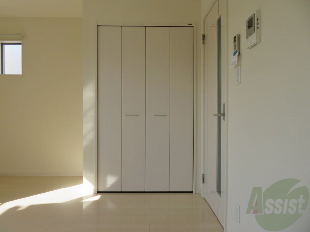 収納　ここに収納があります。収納があると部屋が広く使えます。