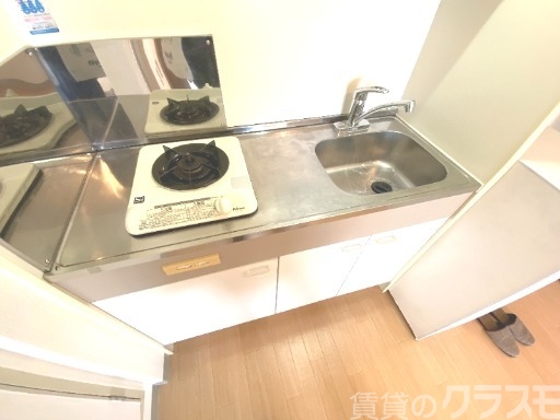 キッチン　コンパクトですが調理がしやすいキッチンです＾＾