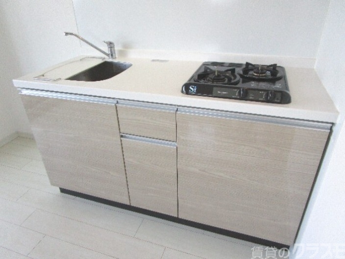 キッチン　自炊の捗りそうなキッチンです。