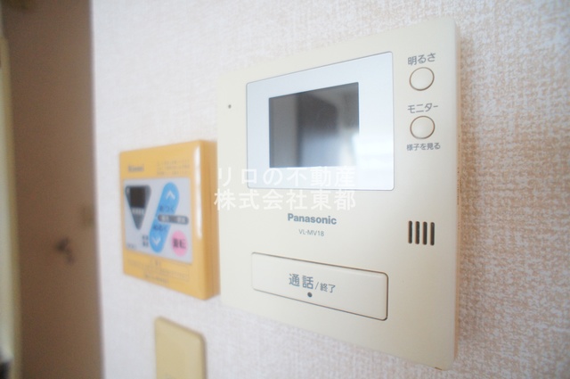 セキュリティ　ＴＶモニター付インターホンがあるので訪問者が一目でわかります