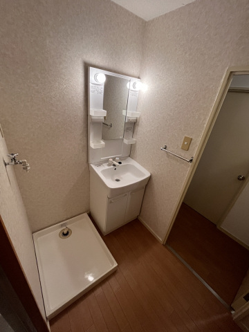 洗面設備　独立洗面台、洗濯機置き場