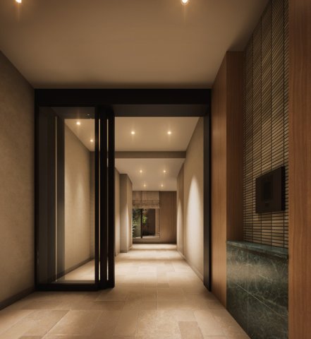 ロビー　落ち着いたロビーです