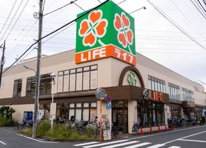 スーパー　（株）ライフコーポレーション／葛飾鎌倉店（スーパー）まで707m