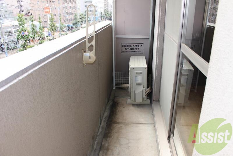 バルコニー　空が広く見えるのは嬉しいですね。