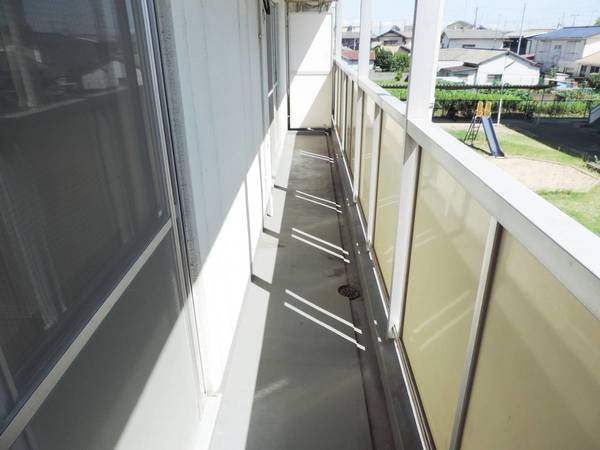 バルコニー　ビレッジハウスの同一物件・同一タイプの間取りの写真です