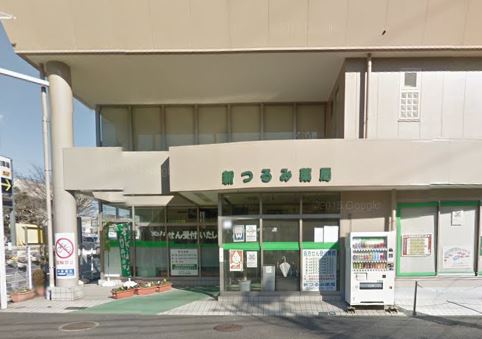 ドラックストア　新つるみ薬局（ドラッグストア）まで446m