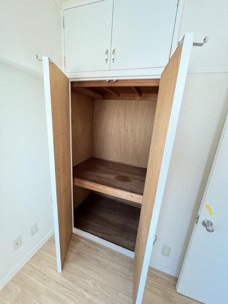 収納　大容量の押入れあります