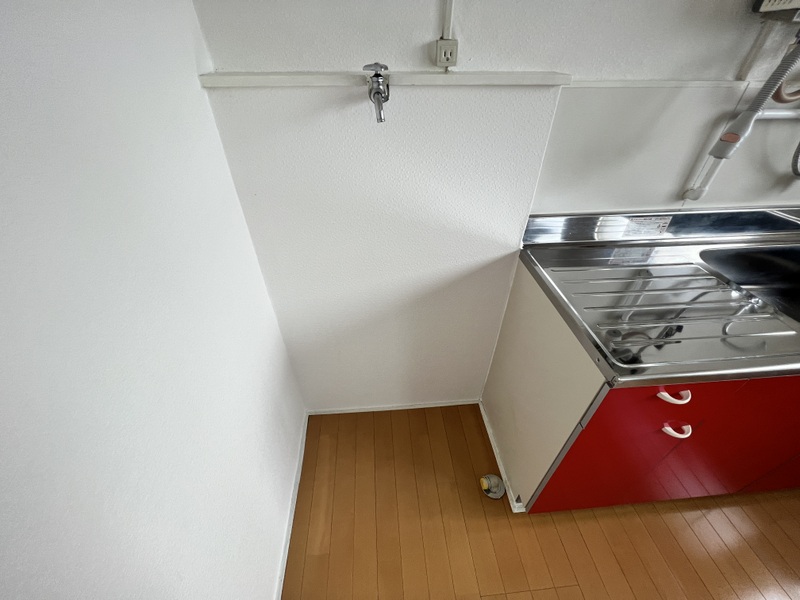 洗面設備　室内洗濯機置き場