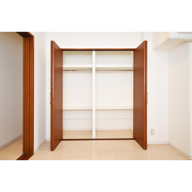 収納　たっぷりとした収納スペースです