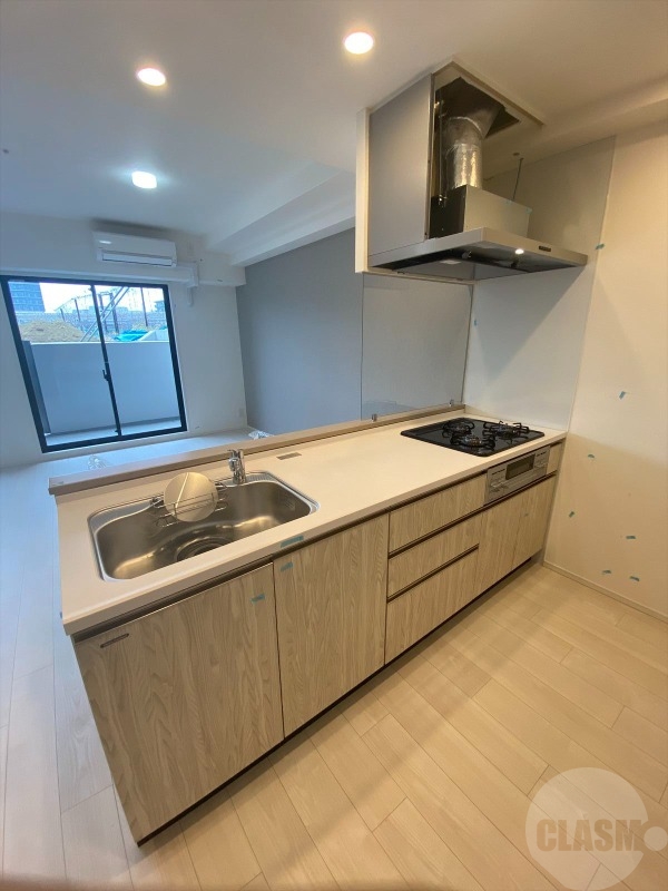 キッチン　広々とした調理スペース