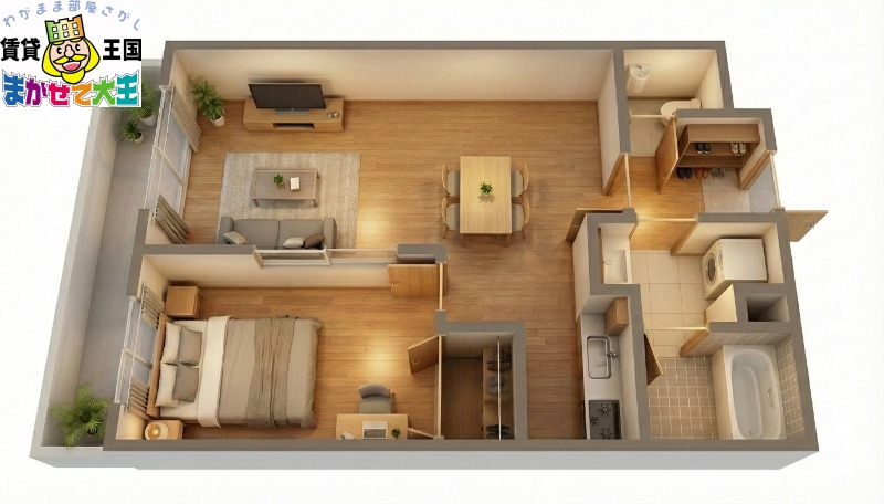 居室・リビング　配置イメージ