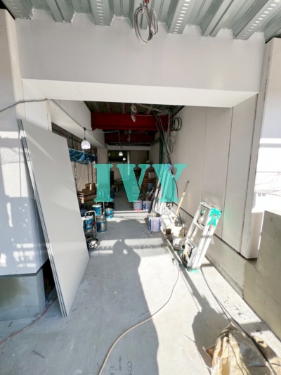 エントランス　建築中