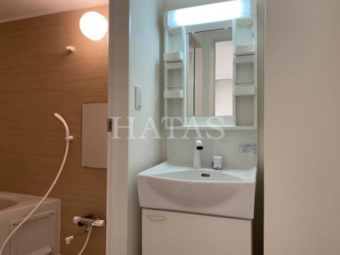 洗面設備　同物件別部屋です。