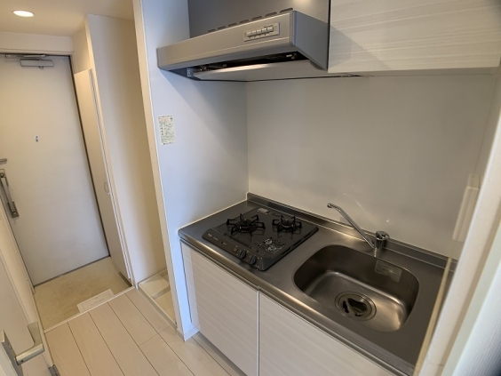 キッチン　他室参考写真　反転タイプ　2口ガスコンロ付
