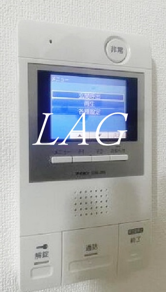 セキュリティ　モニター付きインターホンです。