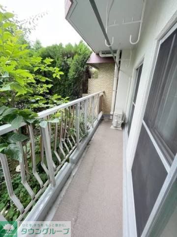 バルコニー　庭