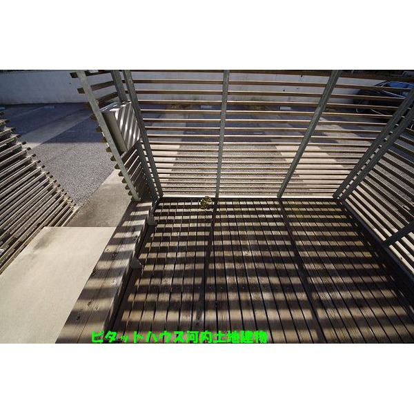 眺望　ウッドデッキ