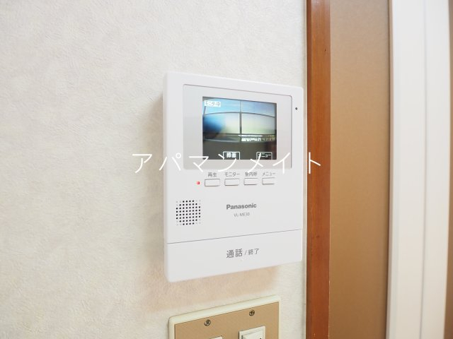 セキュリティ　モニター付きインターホン！