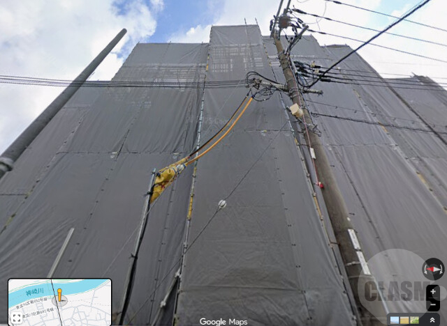 駐車場　現在建築中