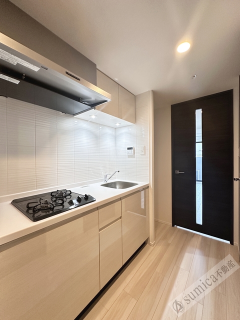 キッチン　２口ガスコンロ完備