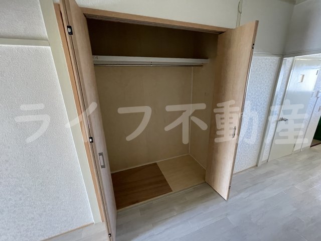 収納　たっぷりとした収納スペースです