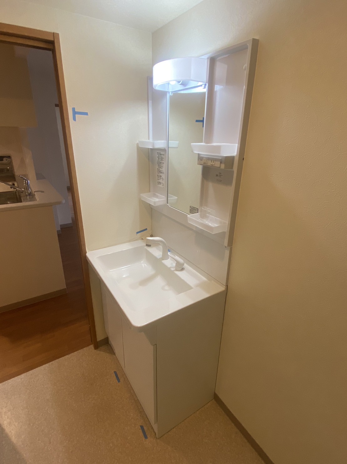 洗面設備　※他号室のお写真です