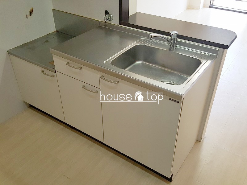 キッチン　2口ガスコンロ設置可能！使い勝手の良いカウンターキッチン！