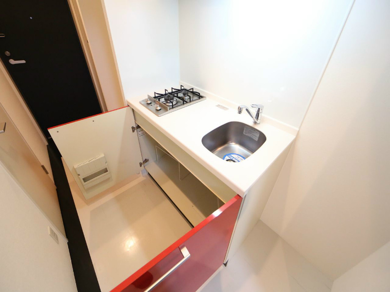 キッチン　システムキッチン（ガス2口コンロ付）