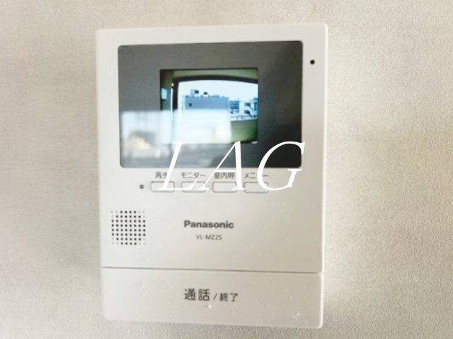 セキュリティ　モニター付きインターフォンです。